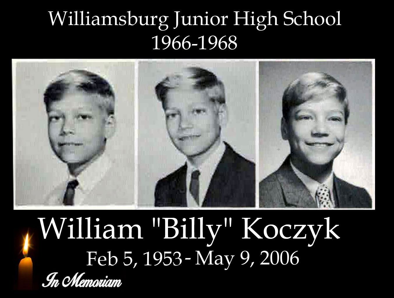 tribute to Billy Koczyk