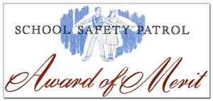 cropped image of a school safety patrol certificate