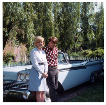 Paul Lachance & Kathy Eisenbraun<br>Pauls 1959 Ford Galaxie Convertible
