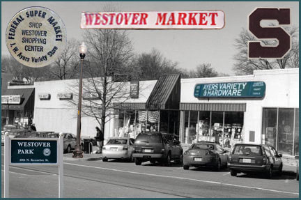 a collage of store images from Westover, Arlington, VA