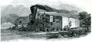 Old Railroad Steam Train
