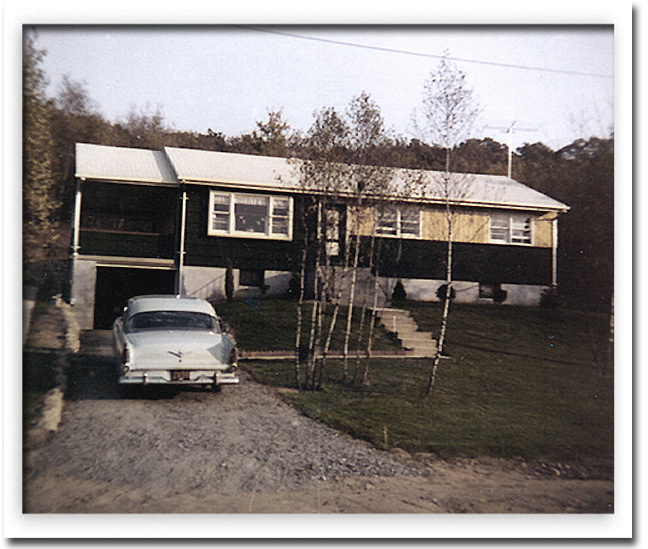 Lachance home on Page Drive in 1957