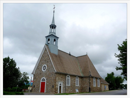 photo of the church at St-Pierre