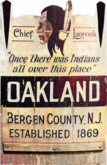 Once there was Indians all over this place, original sign