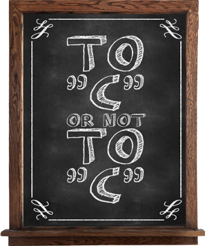 To "C" or not to "C" on a chalkboard