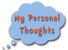 my personal thoughts cloud