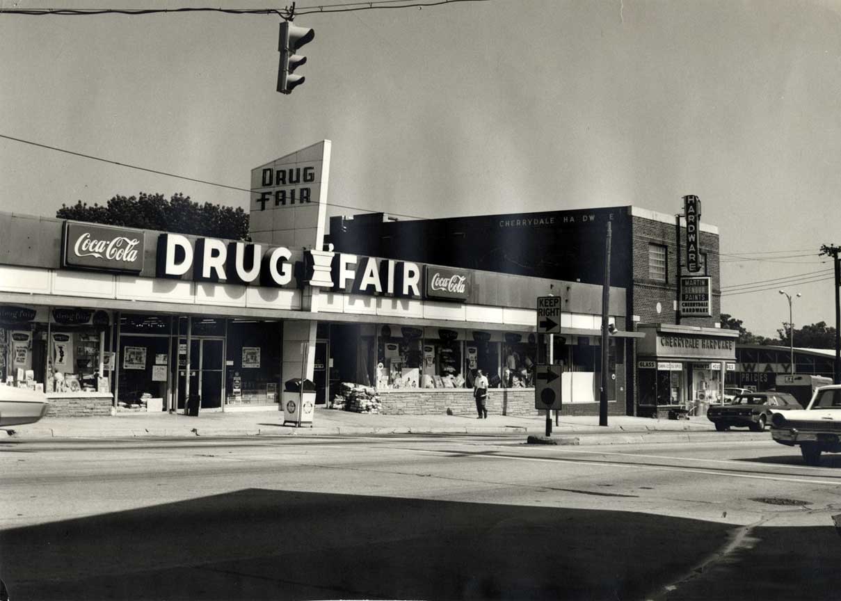 Cherrydale Drug Fair and Hardware Store<br><i>image found online</i>