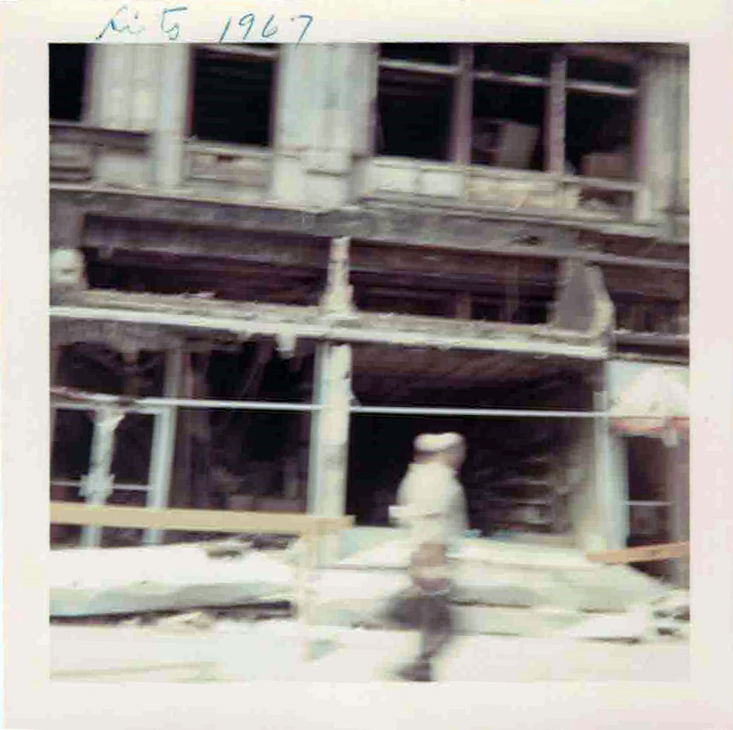 Newark NJ - 1967 Riots<br>Fuzzy Picture of some destruction