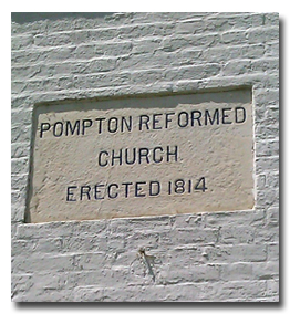 Pompton Reformed Church Cornerstone