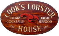 Cooks Lobster House - Bailey Island Maine - Sign